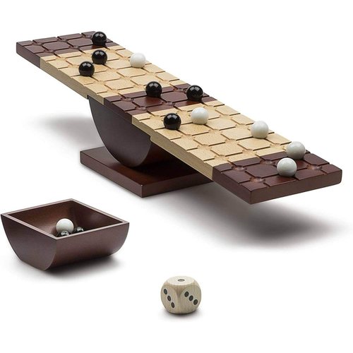 Rock Me Archimedes, Balancing Strategy Puzzle Marbles Family Board Game Retro STEM Learning Educational Toy, for Adults and Kids Ages 8 and Up