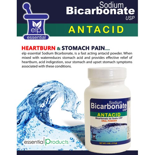 Sodium Bicarbonate Antacid Oral Powder USP 4 oz