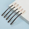 Jumbo Bobby Pins Metal Hair Pins 20pcs, Textention Black Curved Bobby Pins Metal Decorative Stylish Hair Accessories for Women and Girls, Perfect for Hair Styling(10 Long and 10 Short)