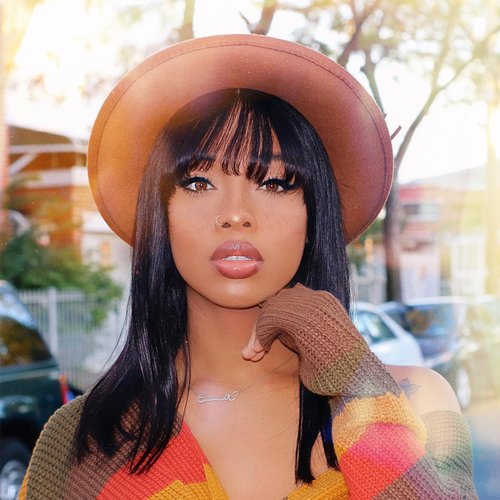 X-TRESS Black Wig with Bangs Human Hair,16Inch Straight Wigs with Bang Wear and Go Glueless Wig for Women,Full Machine Made No Lace Front Wigs 100% Human Hair Bang Wigs(16Inch)