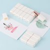Allwon 10Pcs White Empty Lipstick Tubes DIY Lip Balm Container (Square Tube)