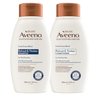Aveeno Fresh Greens Shampoo + Conditioner with Rosemary, Peppermint & Cucumber to Thicken & Nourish, Clarifying & Volumizing Shampoo for Thin or Fine Hair, Paraben-Free, 12 Fl Oz, 2 Count (Pack of 1)