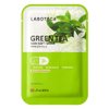 LABOTICA Green Tea Skin Soft Mask - Natural Fermented Facial Sheet for Acne Control, Sebum Regulation, and Redness Relief - Harmonizing Skincare for Oil/Moisture Balance (10 Sheets)