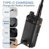 BAOFENG UV-5RM Plus 10W Ham Radio, Dual Band Two Way Radio, UHF VHF NOAA FM AM(Airband) 1.25M Receiver, Long Range Rechargeable Handheld Walkie Talkies, 2500mAh Battery USB-C Port, Chirp Compatible