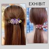 3 PCS Rhinestone Hair Accessories: Duckbill, Butterfly Barrettes with Glitter Crystals, Decorative Hair Claws, and Thick Crystal Hairpins for Women
