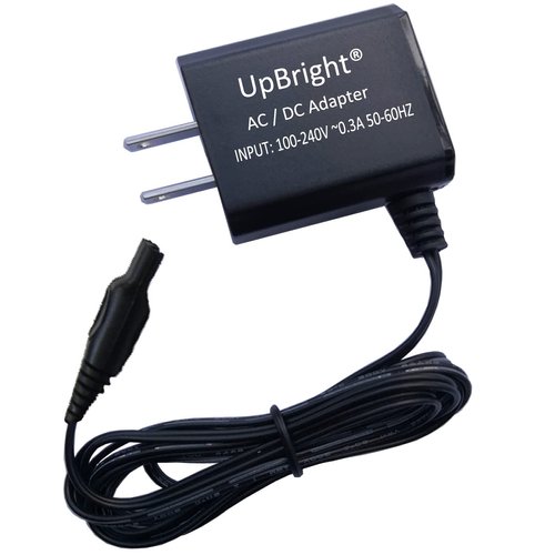UpBright 2-Prong AC/DC Adapter Compatible with Wahl 8171 5-Star Series Cord/Cordless Detailer Li Hair Trimmer Rechargeable Lithium-ion Battery Professional Barbers Clipper class 2 Power Supply Charger