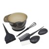 GSHLLO Hair Coloring Dyeing Kit Hair Dye Kit Supplies Hair Color Mixing Brush Bowls Ear Cover Hair Dye Tools Black