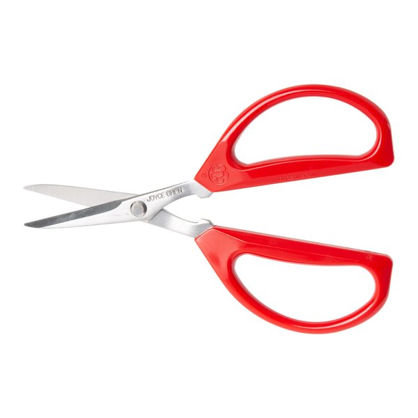 Joyce Chen Original Unlimited Kitchen Scissors All Purpose Dishwasher Safe Kitchen Shears With Comfortable Handles, Red