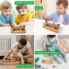 Montessori Toys for 1 2 3 Year Old, Montessori Screwdriver Board, Kids Wooden Toys, Fine Motor Skills Toys, Sensory Preschool Learning Toys for Toddler Travel