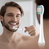 Replacement Toothbrush Heads Compatible with AquaSonic Black Series, Vibe Series, Black Series Pro,and for Duo Series Pro Electric Toothbrush White, Pack of 5