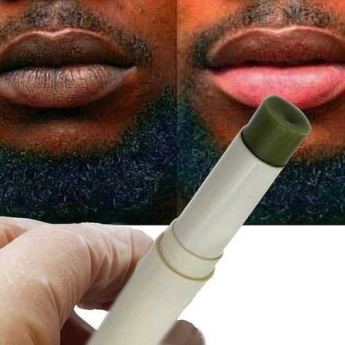 Rocet 2PC Lip Balm Fade Dark Pigment Whitening Moisturizing Lip Hyaluronic Acid Exfoliating Dead Skin Lightening Lip Care (Green)