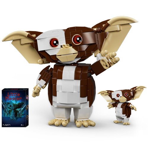 itshWOee Little Monster Action Building Block Set, Evil Little Elf Building Kit, DIY Christmas Pet Building Block Toys, Horror Figure Gifts for Halloween, for Kids and Adults