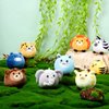 Skylety 9 Pcs Mini Plush Stuffed Animals Bulk 3.15 Inch Cute Soft Decompress Animals Plush Toys for Kids Baby Shower Birthday Charity Donation Gifts Classroom Prizes (Forest Animals)