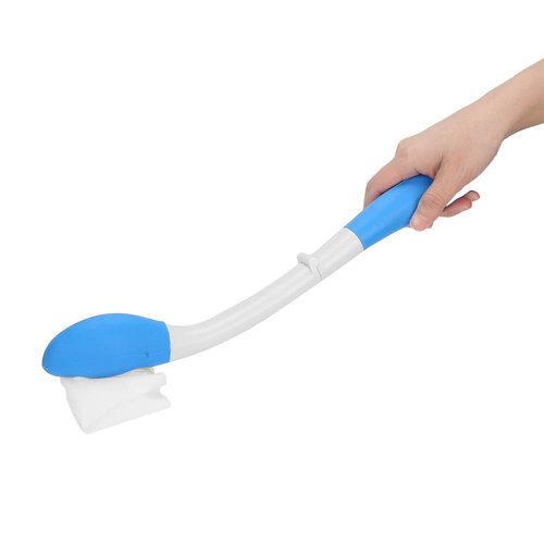 Sonew Foldable Toilet Aids Tools, 15.7"Long Reach Comfort Wipe Bottom Grips, Toilet Aid Self Wipe Assist Tissue Holder Tool