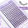 Lash Clusters Natural Lash Extensions Invisible Band Waterproof 8-16mm Cluster Eyelash Extensions Wispy Eyelash Clusters Individual Lashes Cluster Lashes by ALICE