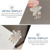 3pcs Flower Hair Clip Small Hair Clasp Hair Claw Clip Flower Hair Claw Flower Claw Clips Lady Headdress Hair Clasp Ornament Small Claw Clamps Flower Hair Clasp Flower Claw Clamp