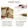 LaaVoo Dark Brown Tape in Hair Extensions Human Hair 28 Inches Brown Tape ins for Black Women Human Hair Silky Straight 20pcs/65g