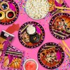 Pink Basketball Girl Birthday Party Supplies Set Plates Napkins Cups Tableware Kit for 16