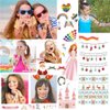 1000+ Pieces Temporary Tattoos, 60 Sheets Fake Tattoo Stickers Cute Multistyle Waterproof Stickers Birthday Party Supplies for Kids and Adults