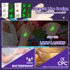 EMOME 204 Styles Luminous Temporary Tattoos for Girls, Kids Tattoo Stickers Pre-cut and Waterproof, Glows Party Favors Accessories Bulk Special for Girls Birthday Party Decorations