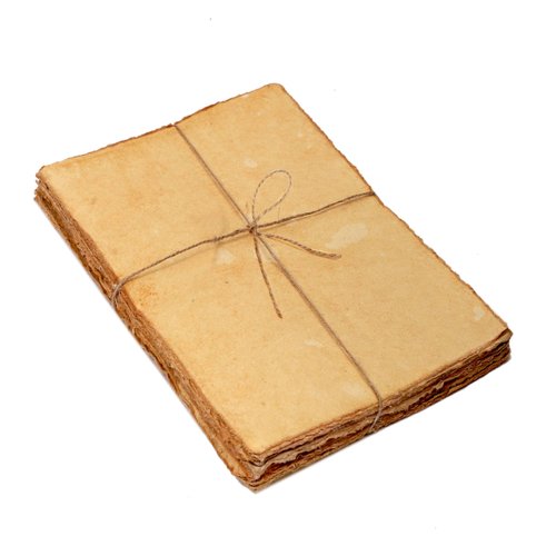 50 Pack Cotton Watercolor Paper with Deckle Edge 200 GSM Rough Textured Watercolor Paper for Writing