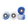 Teak Tuning Apex 61D Urethane Fingerboard Wheels - Mini Shorty Shape, 6.6mm Diameter - ABEC-9 Stealth Bearings - Made in The USA - Ocean Swirl Colorway