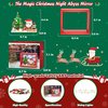 Bestbase Santa Claus Christmas Tree Building Blocks Kit - 512 Pieces Magic Christmas Night Abyss Mirror, Surprise Xmas Gifts with LED Light Building Toys, Christmas Stocking Stuffers for Boys/Girls