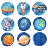 30Pcs Outer Space Theme Party Decoration,Hanging Swirl Ceiling Whirl Party Supply for Boy Birthday Party Decorations, Baby Shower Party Hanging Decor