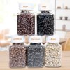 1000pcs Hair Extensions Beads Micro Links Beads 5mm Silicone Lined Beads for Hair Extensions (Dark Brown)