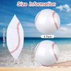 durony 6 Pack Inflatable Baseball Beach Ball 11 Inch Inflatable Bouncing Ball Baseball Party Supplies for Summer Outdoor Pool Beach Birthday Party Favors