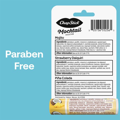 ChapStick Lip Care Bundle – Mocktail Collection + Aloha Coconut Lip Balm, 0.15 Oz Ea (5 Piece Set)