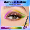 Ofanyia Multichrome Eyeliner Pencil, Metallic Gel Eyeliner, Purle Gold Green Shifting Colors EyeLiner Pen, Waterproof Eyeliner, Smudge Proof Easy To Color Gel Eyeliner Pencil
