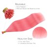 WENNALIFE I Tip Hair Extensions Human Hair, 50g 100s 14 Inch Light Pink Remy Itip Human Hair Extensions Invisible Itips Straight I Tips Fusion Extensions Real Human Hair