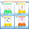 Zhanmai 16Pcs Handheld Water Game Arcade Water Ring Toss Water Tables for Beach Toy Party Favor Fun Game Entertainment, Without Water (Assorted,Stylish)