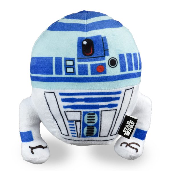 Star Wars 6" R2-D2 Plush Squeaker Toy | 6” R2-D2 Plush Squeaker Pet Toy | Star Wars Toy for Dogs R2-D2 Stuffed Animal 6 inch | Dog Chew Toy, Squeaky Dog Toy