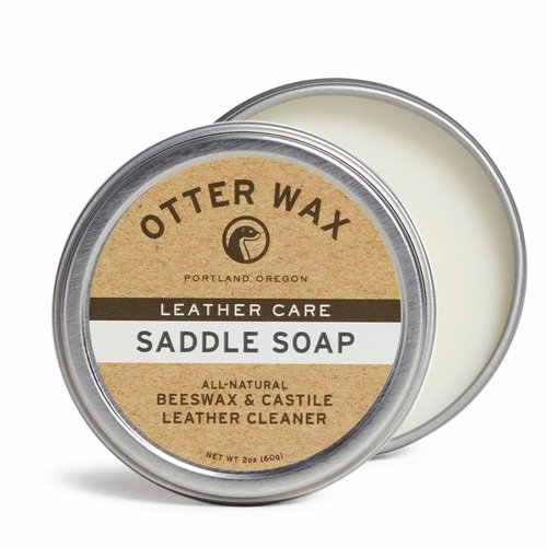 Otter Wax Saddle Soap | 2oz | All-Natural Leather Cleaner | Made in USA