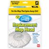 Hurricane Spin Mop Replacement Mop Heads for As Seen On TV Mop & Bucket Cleaning System by BulbHead, Spin Away Germy, Dirty Water - Super-Absorbent Microfiber Mop Head Holds 10X Weight — 1-Pack