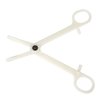 Piercing Clamps Disposable,10pcs Disposable Piercing Forceps Clamp Slotted Navel Forceps Piercing Pliers Piercing Tool Supply