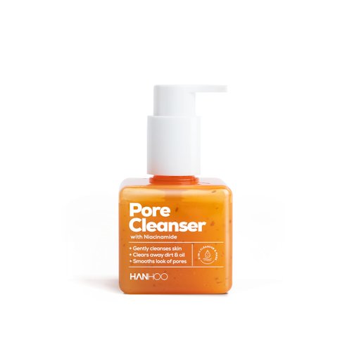 HANHOO Pore Cleanser with Niacinamide | Foaming Facial Cleanser | For Clogged Pores, Oily, and Acne-Prone Skin | Made with Niacinamide and Salicylic Acid | 2-in-1 Cleanser and Face Mask | 6.76 Fl Oz.