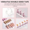 Makartt Nail Stand for Nails Art Display Practice Nail Holder for Painting Nails Stand for False Nail Press On Designs Magnetic Fake Nail Holder with 1M Double-sided Tape For Home DIY Salon Supplies
