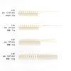 White/Black salon professional barber carbon comb heat-resistant anti-static hair comb set of 8 hairdressers preferred (13PC-White)