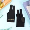 Pengxiaomei 6 Pcs Pool Gloves Billiards Left Hand, 3 Fingers Shooters Snooker Cue Sport Gloves Billiards Glove for Women or Men Billiard Accessories