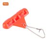 Tihebeyan 30pcs Professional Zips Sliding Rig Boom,Fishing Sinker Slides with Duo Lock Snaps