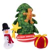 Singing Christmas Tree Plush Set | Includes 4 Soft Plush Ornaments with Plush Christmas Tree Shaped Carrier | Toy Christmas Tree | Singing Christmas Toys | Great Gift for Babies and Toddlers