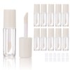 COSIDEA 10pcs Empty White 0.8ml mini lip gloss tubes Sample size lipgloss containers for sample sack lip oil DIY