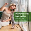 Kat Fly Cat Wand Refill Teaser Toy - Interactive Cat Wand Toy Attachments for Indoor Cat and Kitten - Cat Toy with Real Feather Best Cat Toys for Bored Cats, Cat Teaser Toy - Bug (Green)