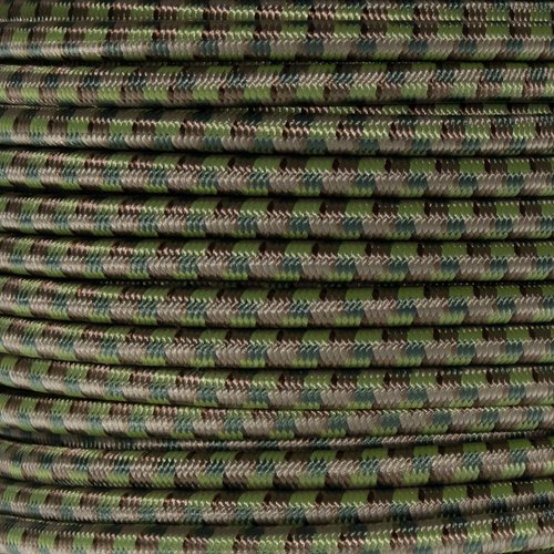 West Coast Paracord Marine Grade Shock Cord 1/4-inch - Lengths up to 1000 feet - Made in USA (100 Feet, Multi Camo)