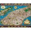 Cavallini 1000 Piece Puzzle, Map of New York City (PZL/NYCMAP)