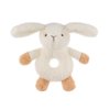 Apricot Lamb Baby Bunny Rabbit Soft Rattle Toy, Plush Stuffed Animal for Newborn Soft Over 0 Months (Brown Bunny, 6 Inches)