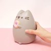 Hamee Pusheen Cat Slow Rising Cute Jumbo Squishy Toy (Bread Scented, 6.3 inch) [Birthday Gift Bags, Party Favors, Gift Basket Filler, Stress Relief Toys] - Pusheen with Donut